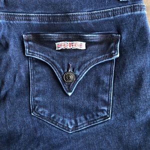 Hudson dark wash cut off shorts